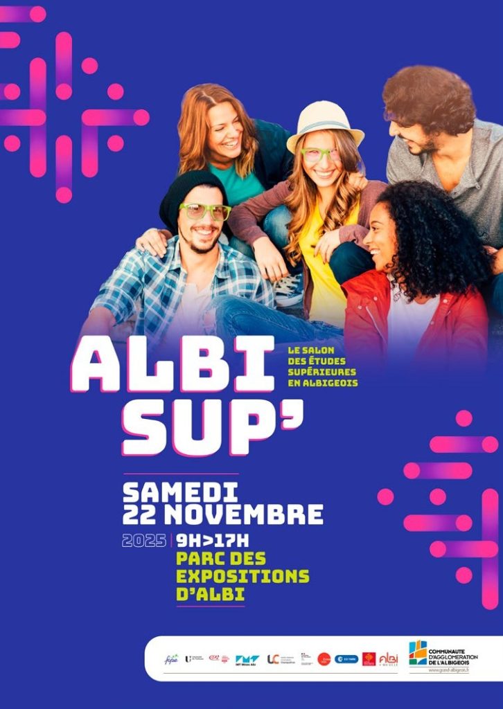 flyer du salon Albi'sup 2025 au parc des expositions d'Albi